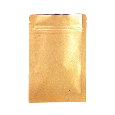 Kraft Paper Zipper Flat Pouch